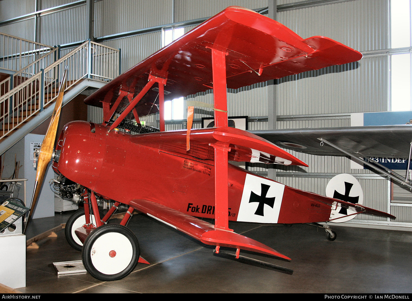 Aircraft Photo of VH-ALU / 425/17 | Fokker Dr.1 (replica) | Germany - Air Force | AirHistory.net #97384