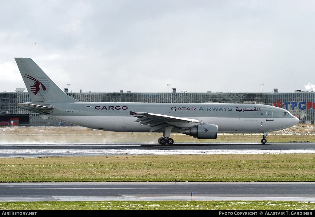 Aircraft Photo of A7-AFB | Airbus A300B4-622R(F) | Qatar Airways Cargo | AirHistory.net #97408
