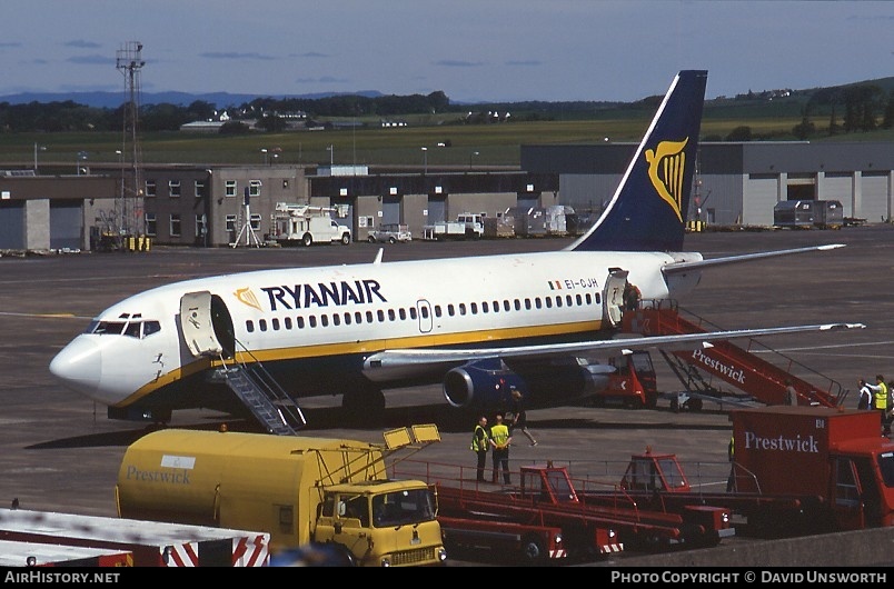 Aircraft Photo of EI-CJH | Boeing 737-204/Adv | Ryanair | AirHistory.net #97412