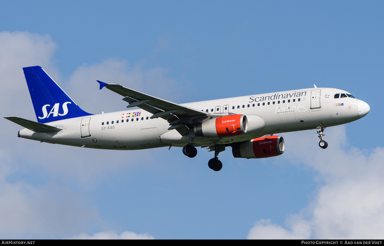 Aircraft Photo of OY-KAO | Airbus A320-232 | Scandinavian Airlines - SAS | AirHistory.net #97418