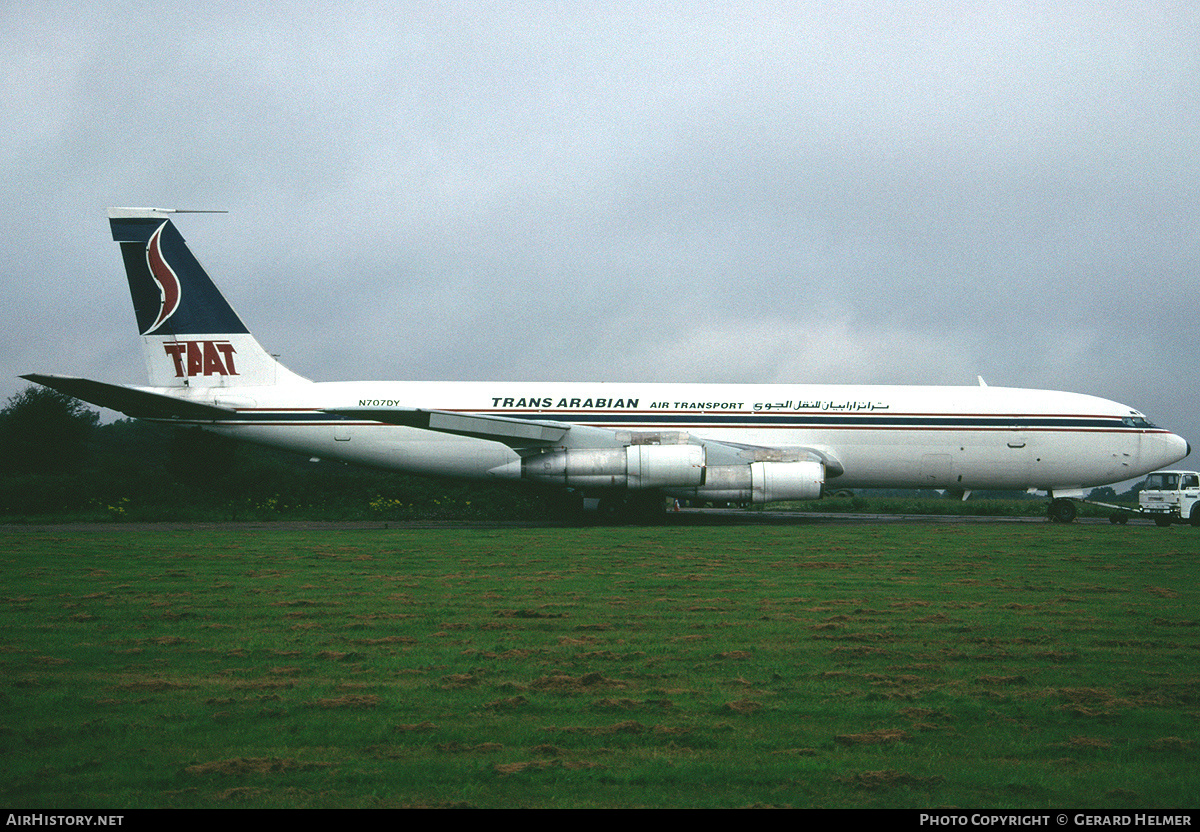 Aircraft Photo of N707DY | Boeing 707-351C | Trans Arabian Air Transport - TAAT | AirHistory.net #97454