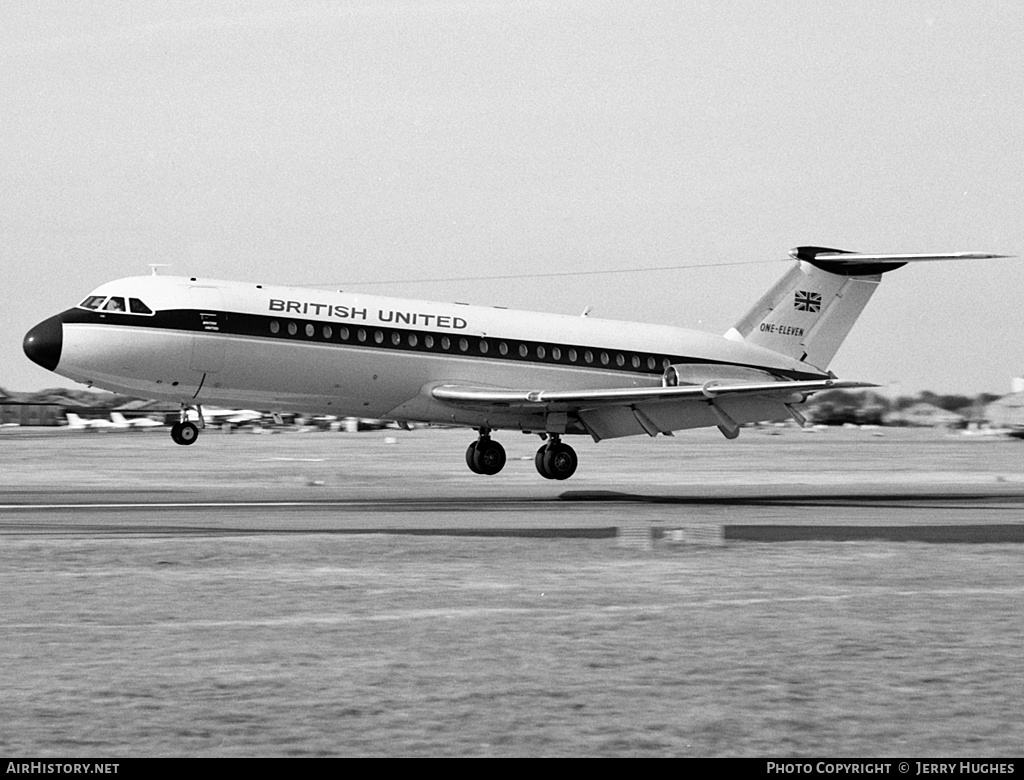 Aircraft Photo of G-ASJE | BAC 111-201AC One-Eleven | British United Airways - BUA | AirHistory.net #97492