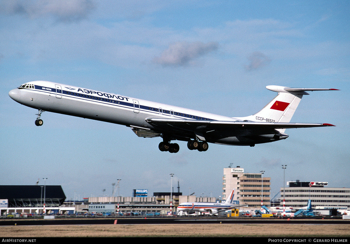 Aircraft Photo of CCCP-86522 | Ilyushin Il-62M | Aeroflot | AirHistory.net #97496