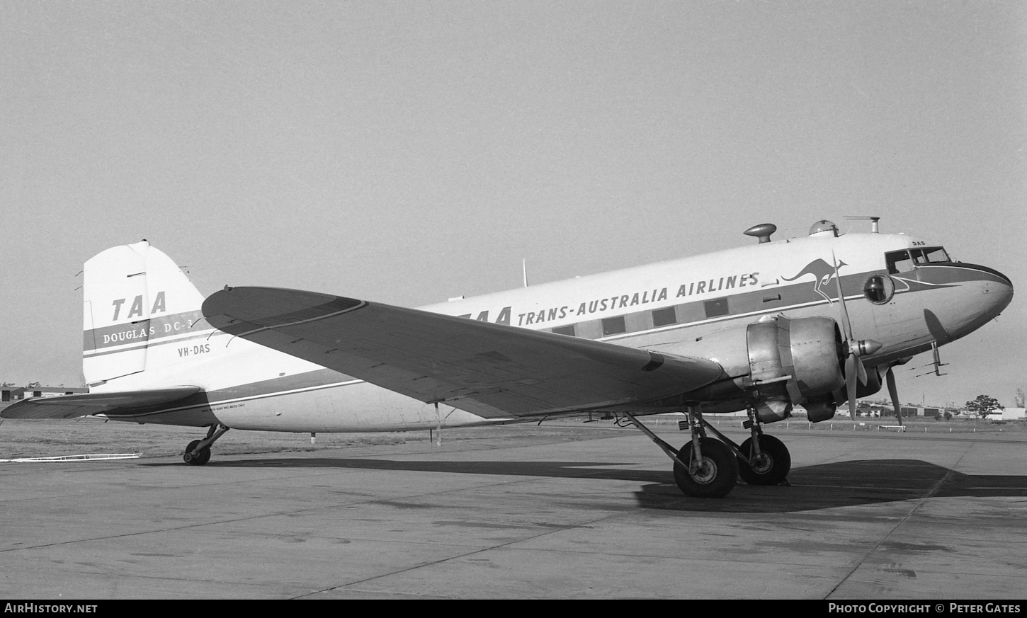 Aircraft Photo of VH-DAS | Douglas DC-3(C) | Trans-Australia Airlines - TAA | AirHistory.net #97498