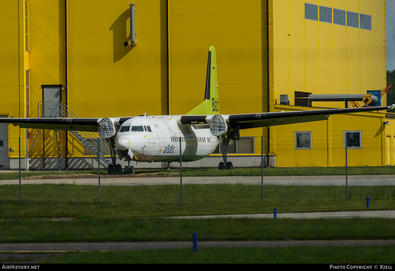 Aircraft Photo of SE-MFD | Fokker 50/F | AirBaltic | AirHistory.net #97508