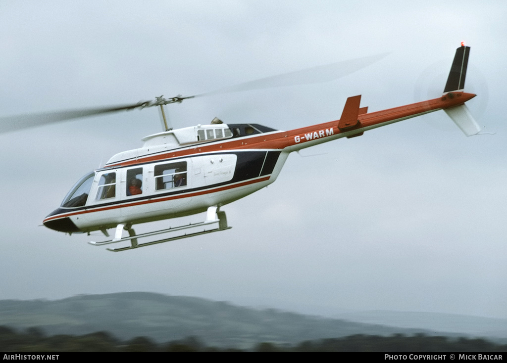 Aircraft Photo of G-WARM | Bell 206L-1 LongRanger II | AirHistory.net #97518