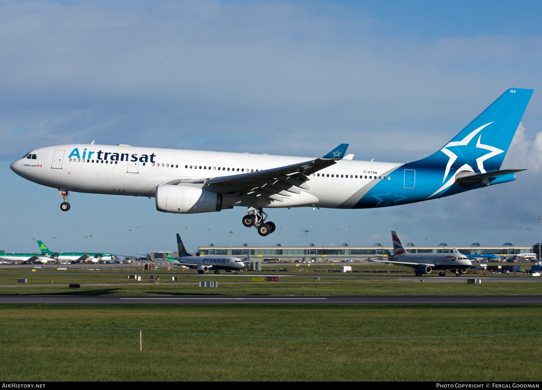 Aircraft Photo of C-GTSN | Airbus A330-243 | Air Transat | AirHistory.net #97527