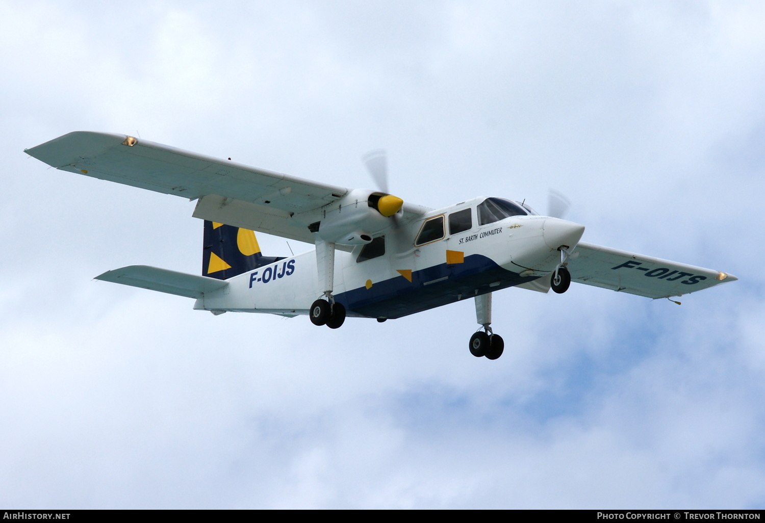 Aircraft Photo of F-OIJS | Pilatus Britten-Norman BN-2B-20 Islander | St. Barth Commuter | AirHistory.net #97530