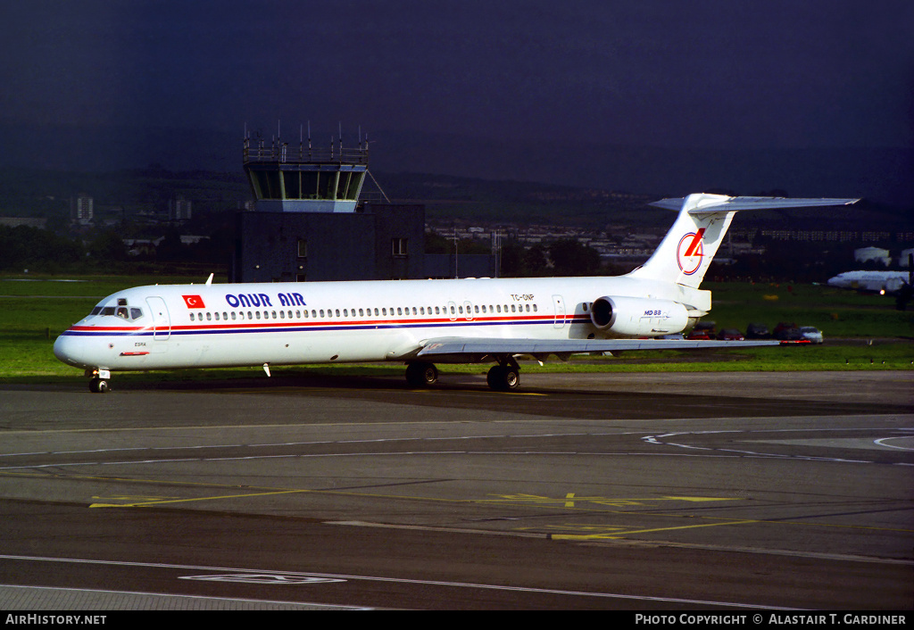 Aircraft Photo of TC-ONP | McDonnell Douglas MD-88 | Onur Air | AirHistory.net #97553