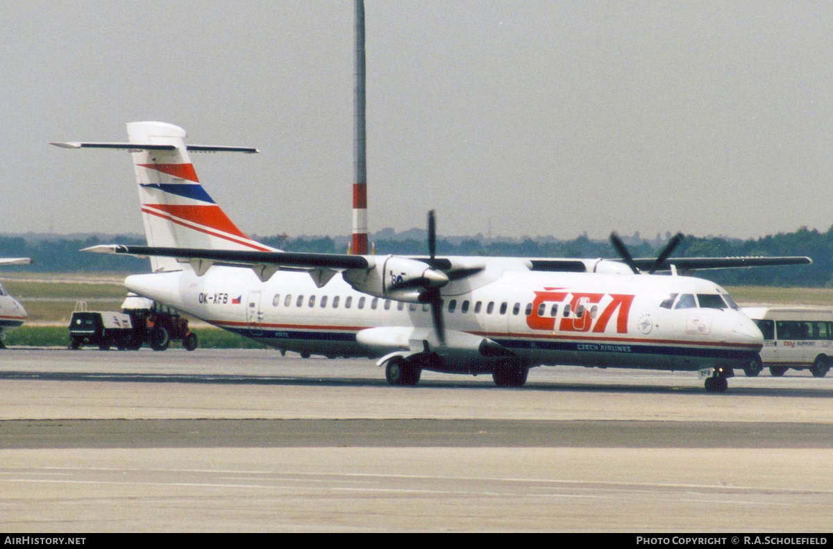 Aircraft Photo of OK-XFB | ATR ATR-72-202 | ČSA - Czech Airlines | AirHistory.net #97562