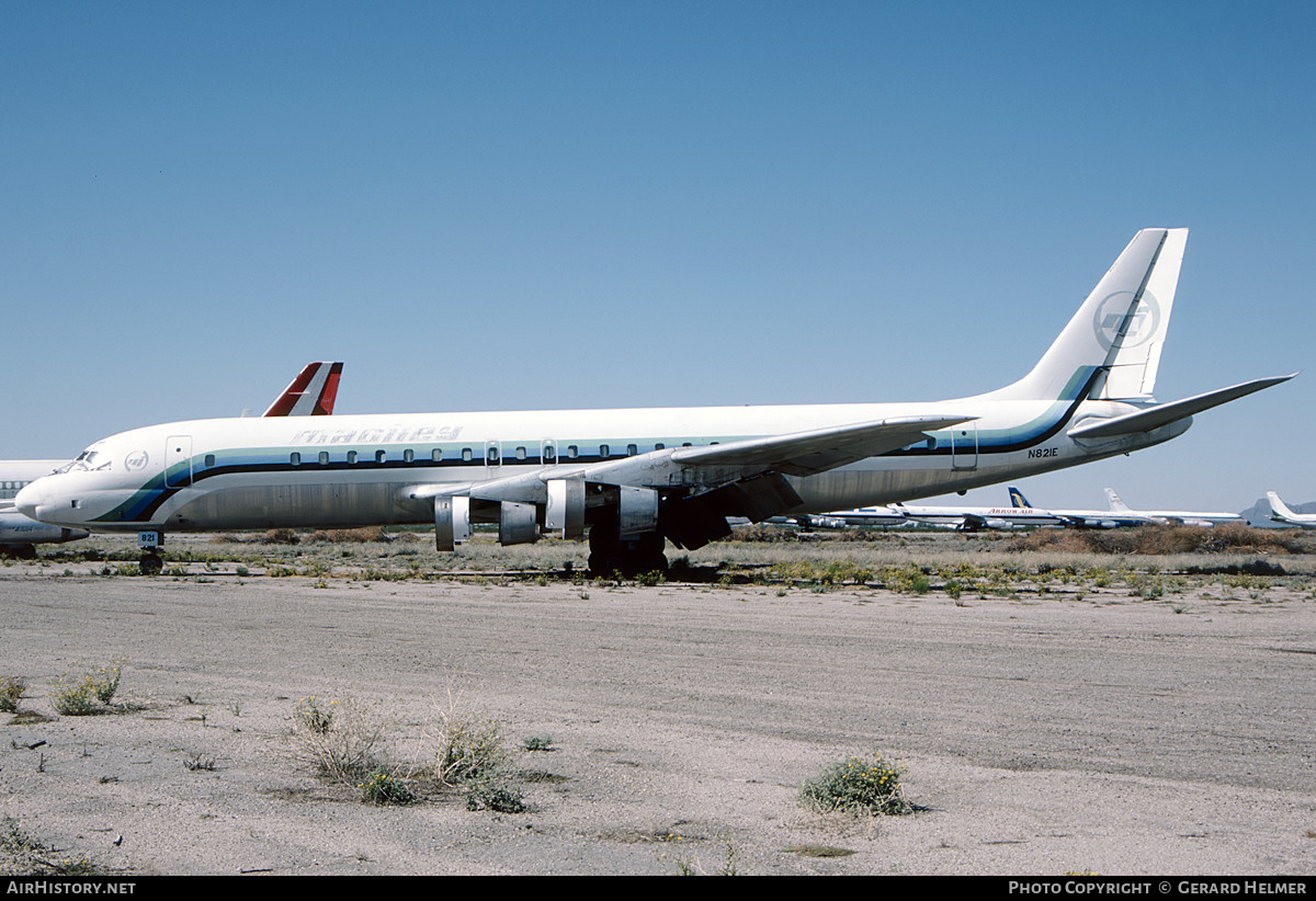 Aircraft Photo of N821E | Douglas DC-8-51 | Mackey International Airlines | AirHistory.net #97570