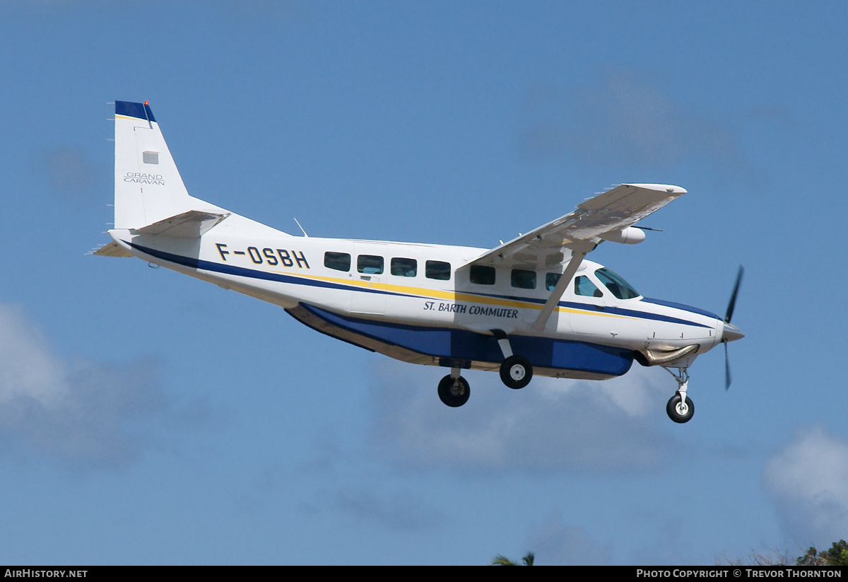 Aircraft Photo of F-OSBH | Cessna 208B Grand Caravan | St. Barth Commuter | AirHistory.net #97623
