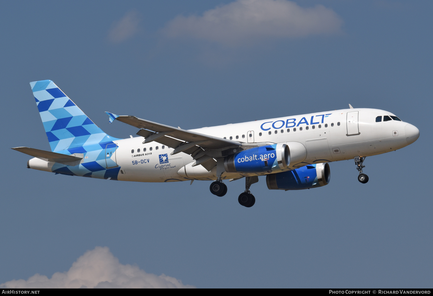 Aircraft Photo of 5B-DCV | Airbus A319-132 | Cobalt Air | AirHistory.net #97630