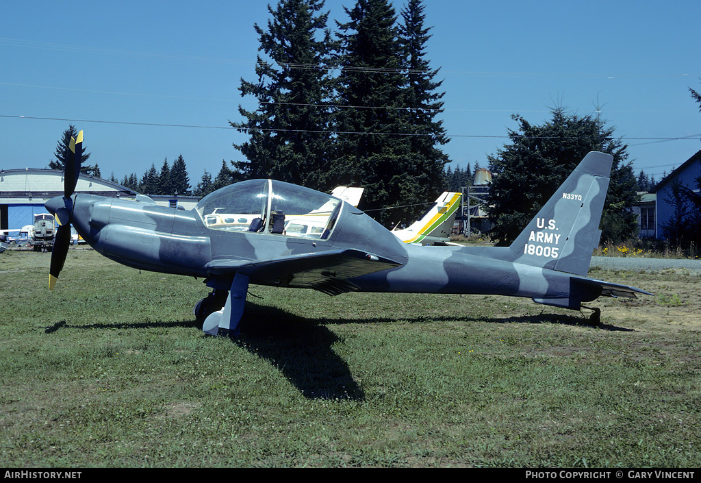 Aircraft Photo of N33YQ / 18005 | Lockheed YO-3A Quiet Star | USA - Army | AirHistory.net #97636