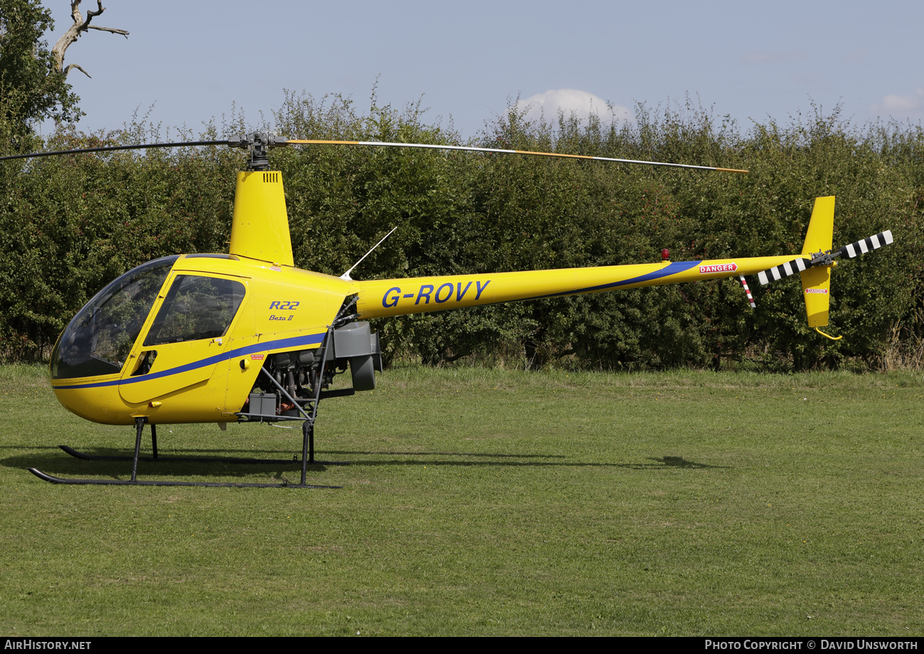 Aircraft Photo of G-ROVY | Robinson R-22 Beta | AirHistory.net #97638