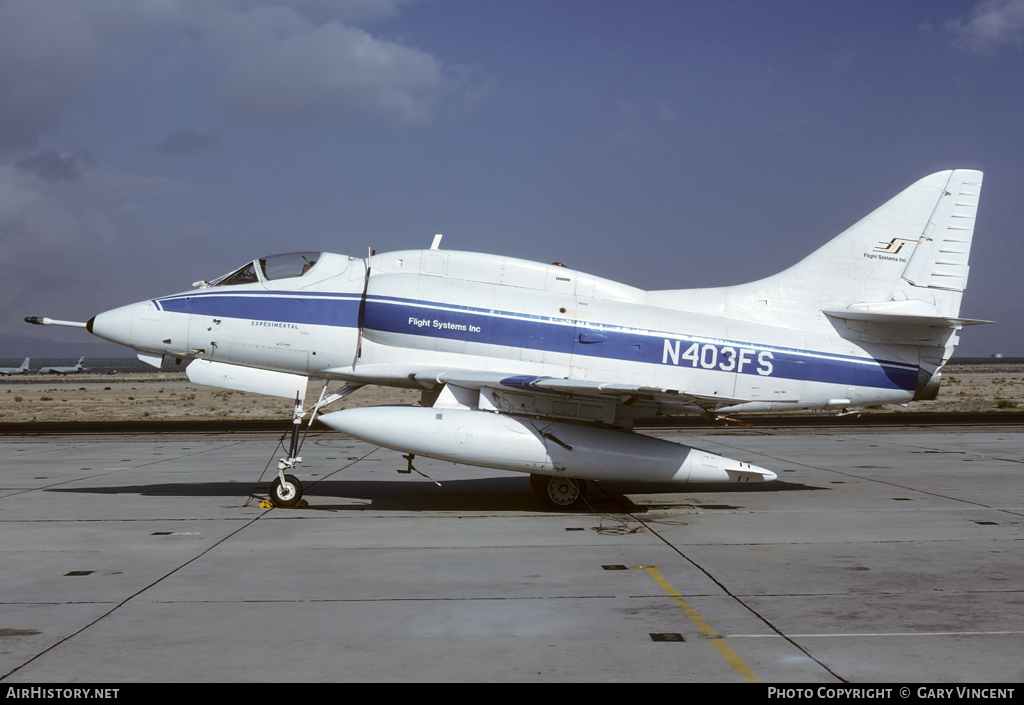 Aircraft Photo of N403FS | Douglas A-4L Skyhawk | Flight Systems Inc. | AirHistory.net #97640