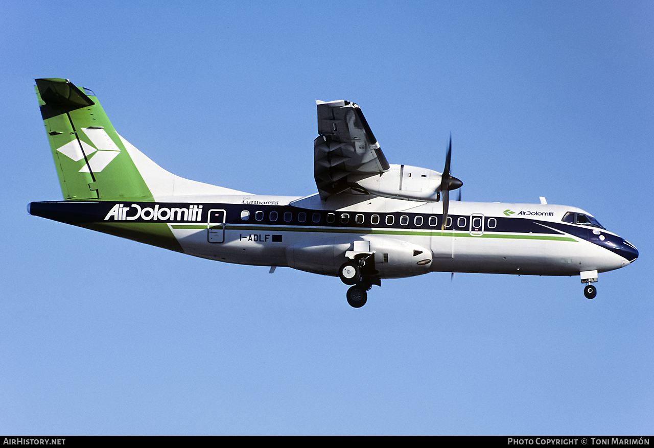 Aircraft Photo of I-ADLF | ATR ATR-42-500 | Air Dolomiti | AirHistory.net #97648