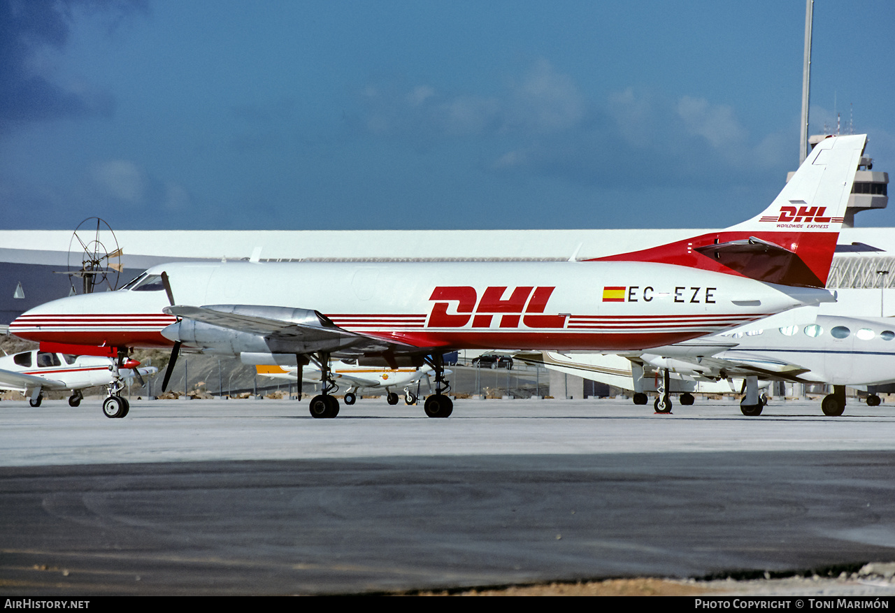 Aircraft Photo of EC-EZE | Swearingen SA-226TC Metro II | DHL Worldwide Express | AirHistory.net #97651