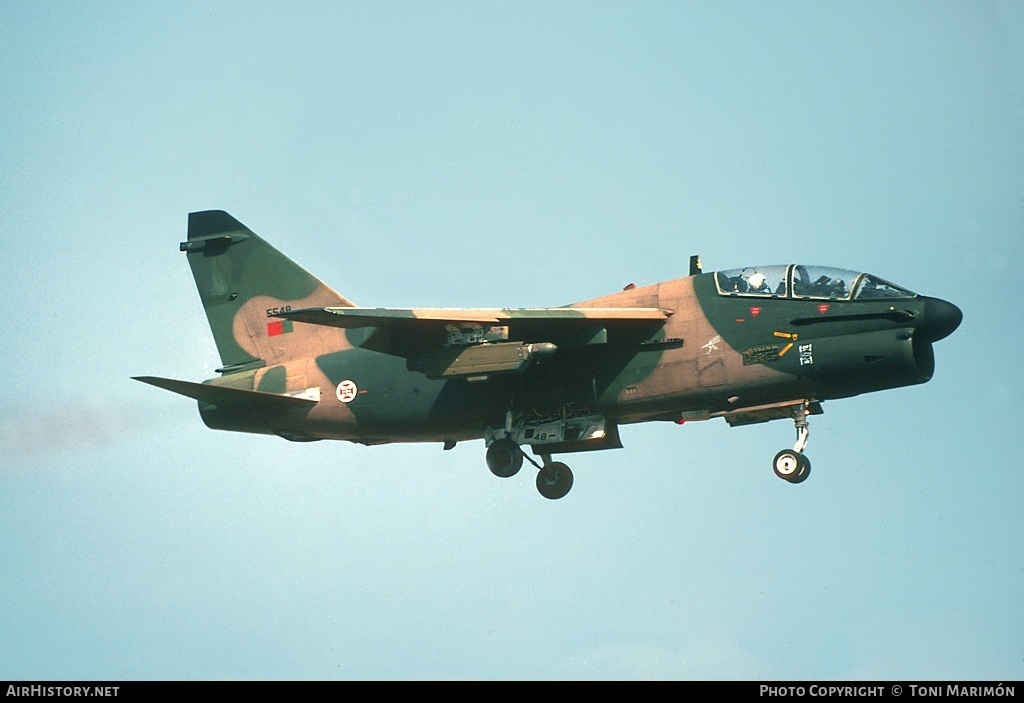 Aircraft Photo of 5548 | LTV TA-7P Corsair II | Portugal - Air Force | AirHistory.net #97656