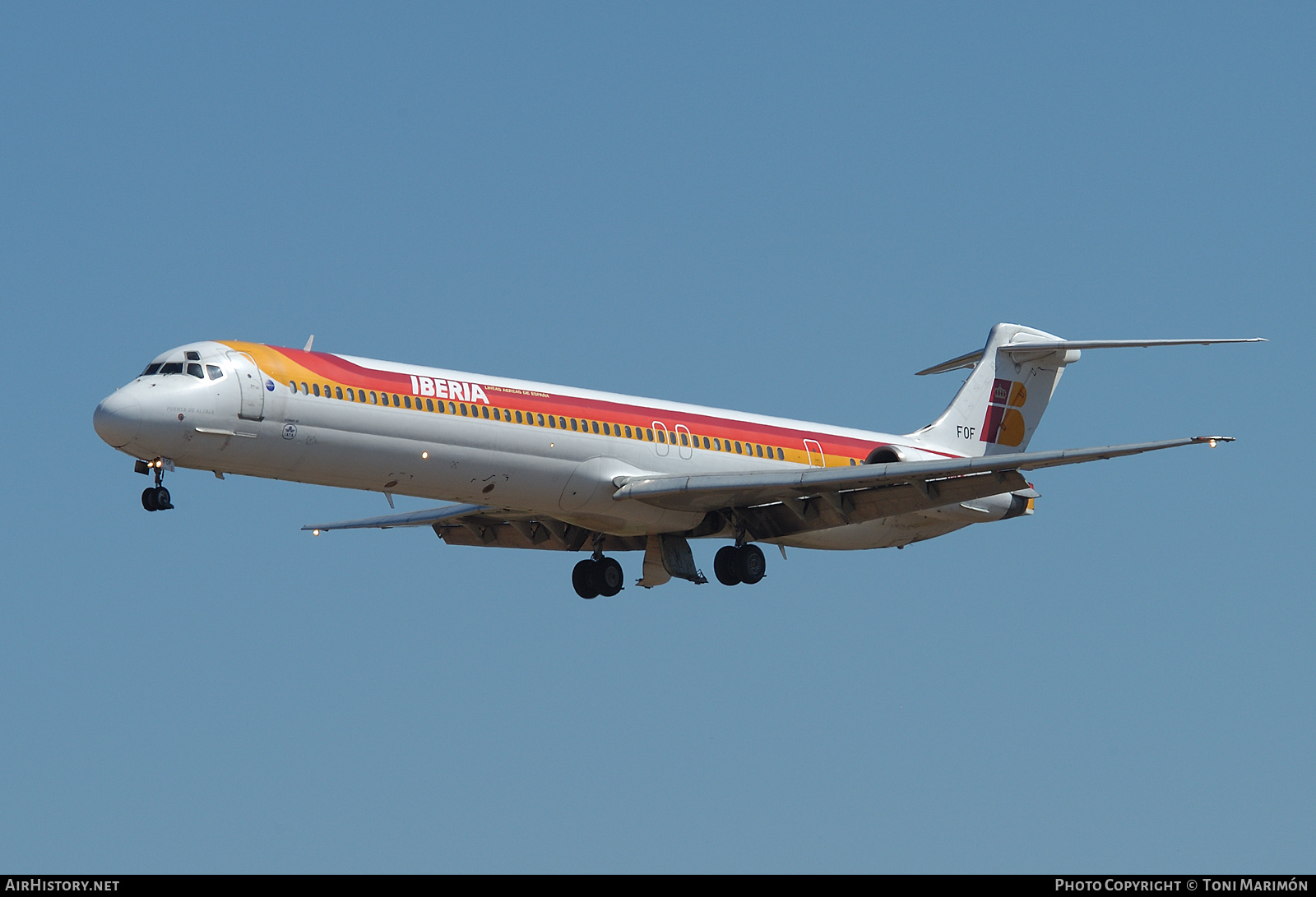 Aircraft Photo of EC-FOF | McDonnell Douglas MD-88 | Iberia | AirHistory.net #97657