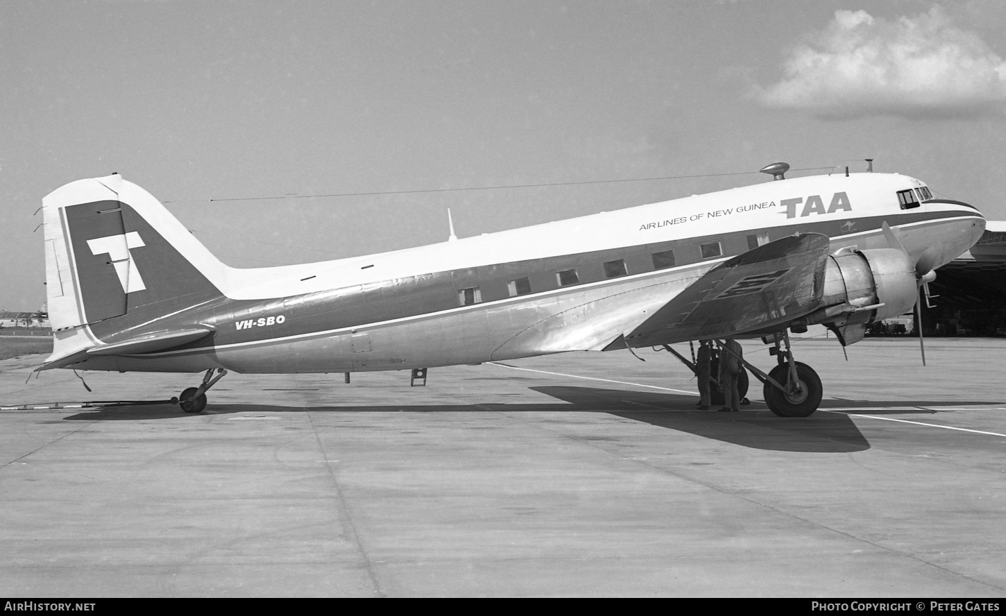 Aircraft Photo of VH-SBO | Douglas DC-3(C) | TAA Airlines of New Guinea | AirHistory.net #97665