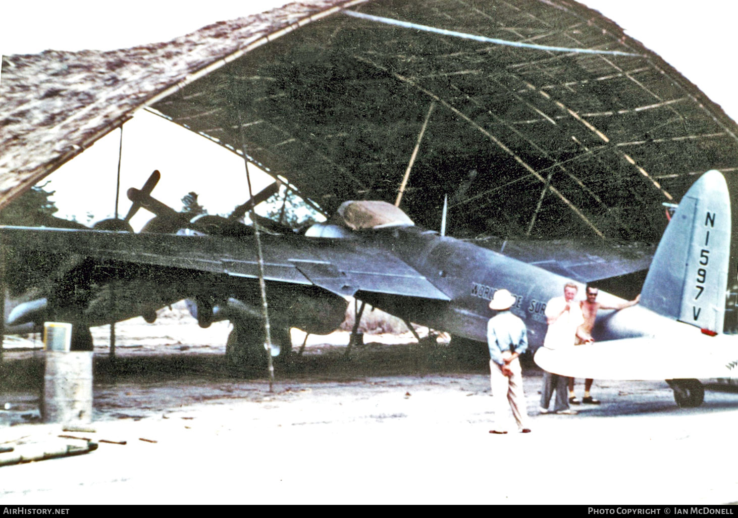 Aircraft Photo of N1597V | De Havilland D.H. 98 Mosquito PR41 | World Wide Surveys | AirHistory.net #97672
