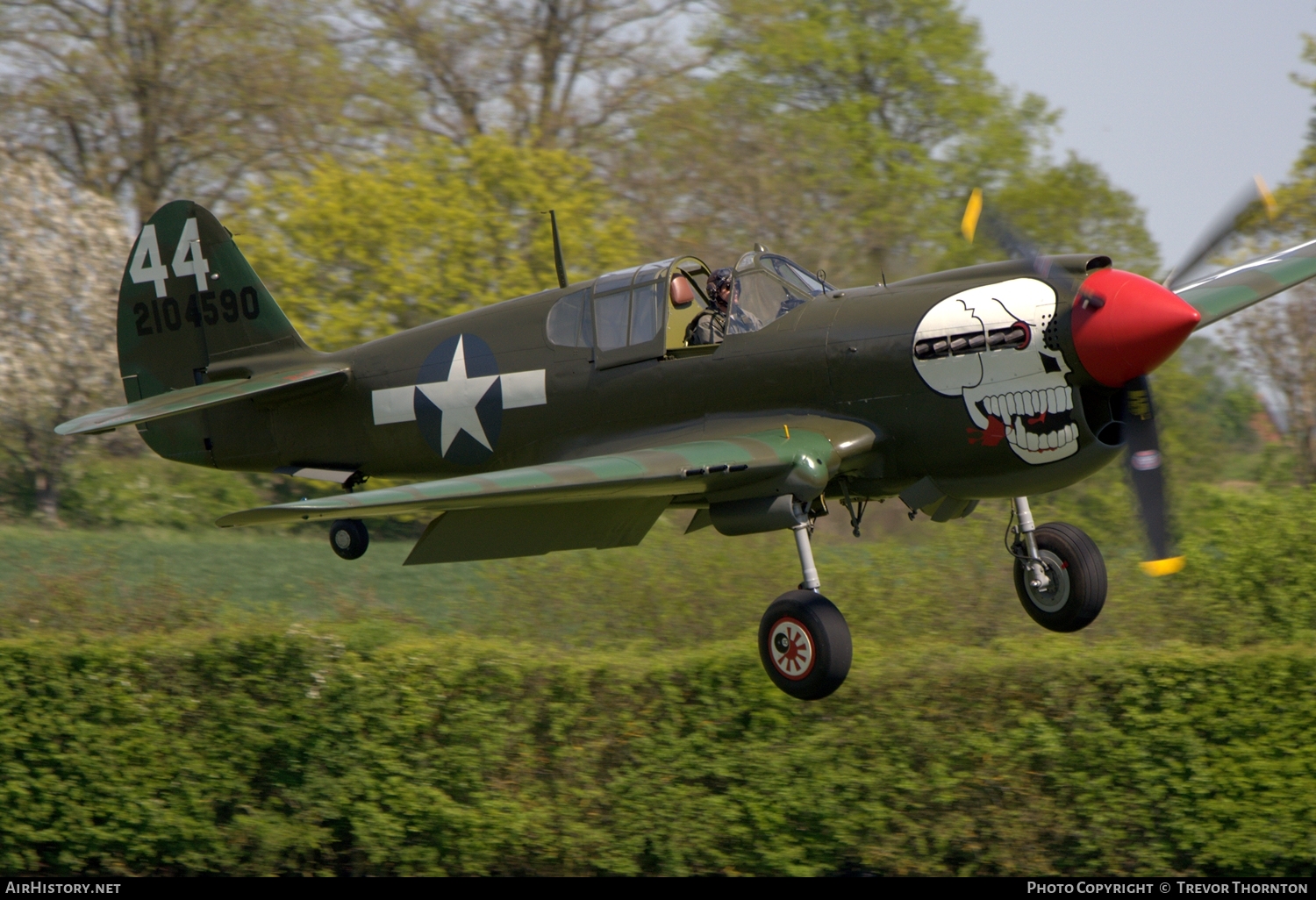 Aircraft Photo of G-KITT / 2104590 | Curtiss P-40M Warhawk | USA - Air Force | AirHistory.net #97690