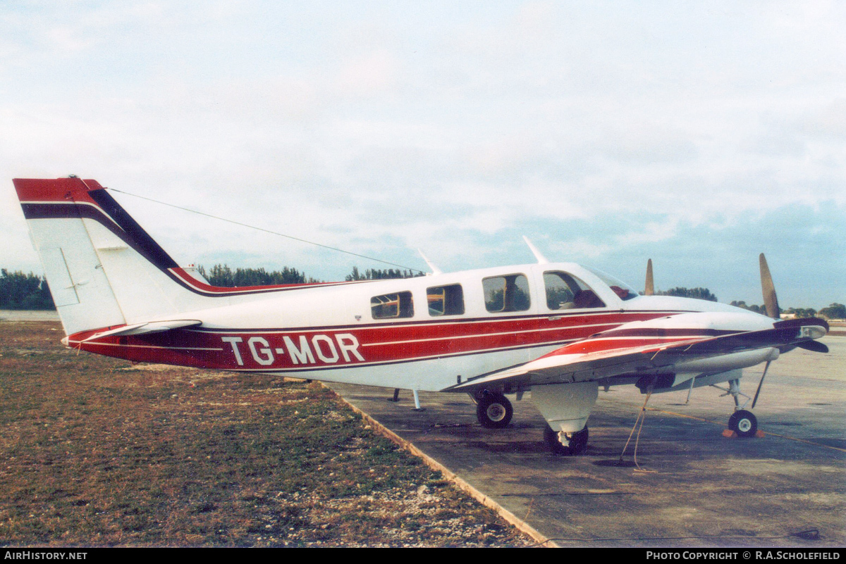 Aircraft Photo of TG-MOR | Beech 58P Pressurized Baron | AirHistory.net #97716