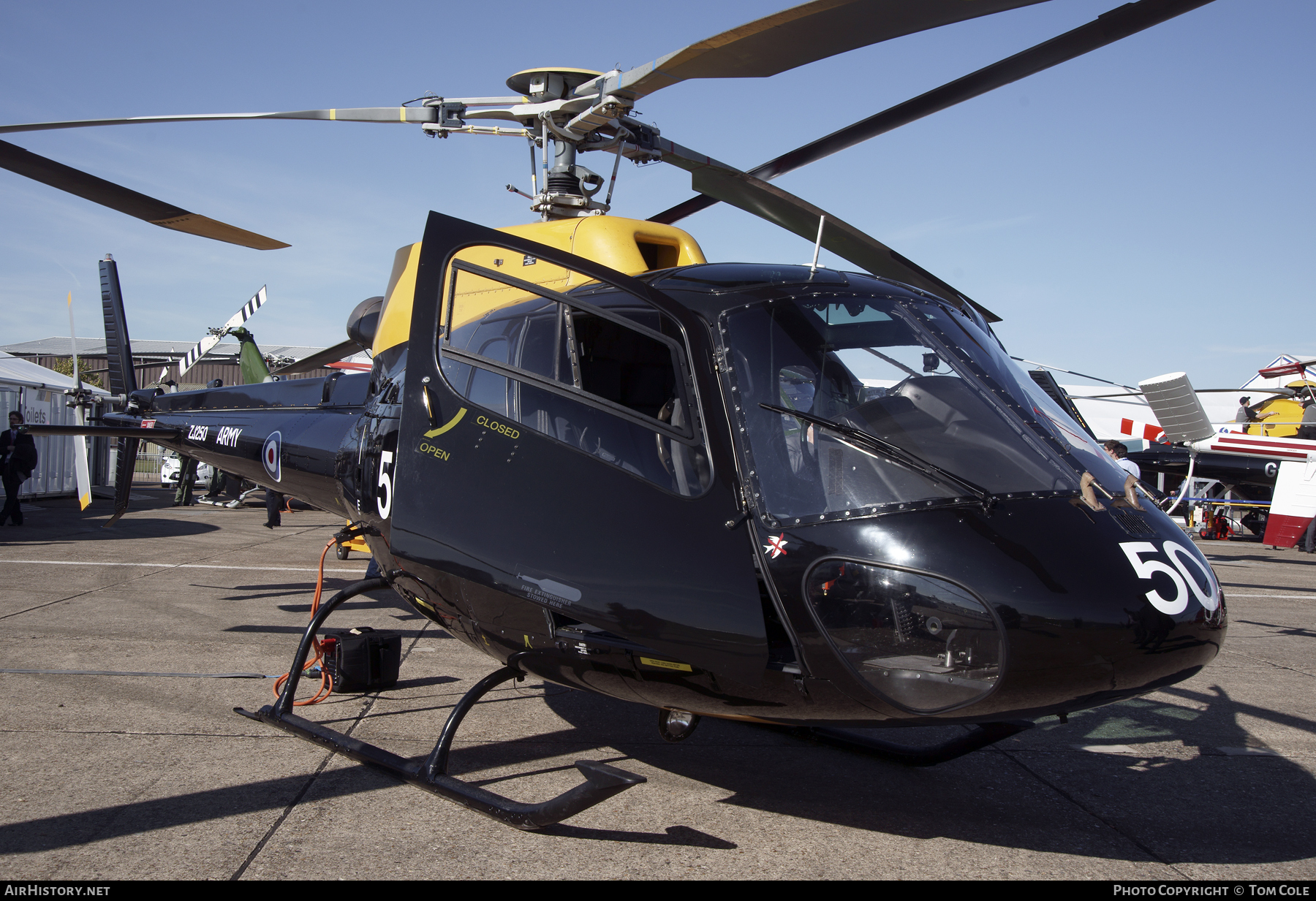 Aircraft Photo of ZJ250 | Eurocopter AS-350BB Squirrel HT2 | UK - Army | AirHistory.net #97724