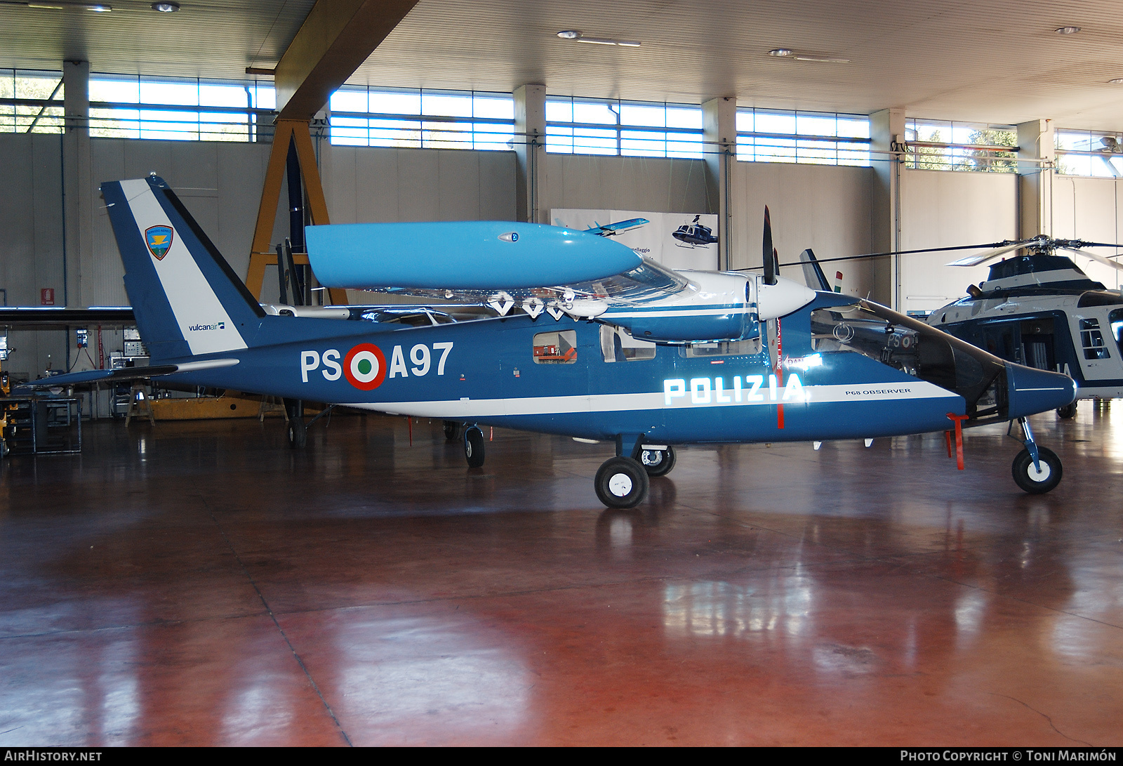 Aircraft Photo of PS-A97 | Partenavia P-68 Observer | Italy - Polizia | AirHistory.net #97754