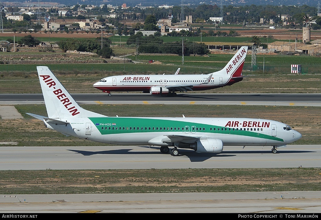 Aircraft Photo of PH-HZG | Boeing 737-8K2 | Air Berlin | AirHistory.net #97755