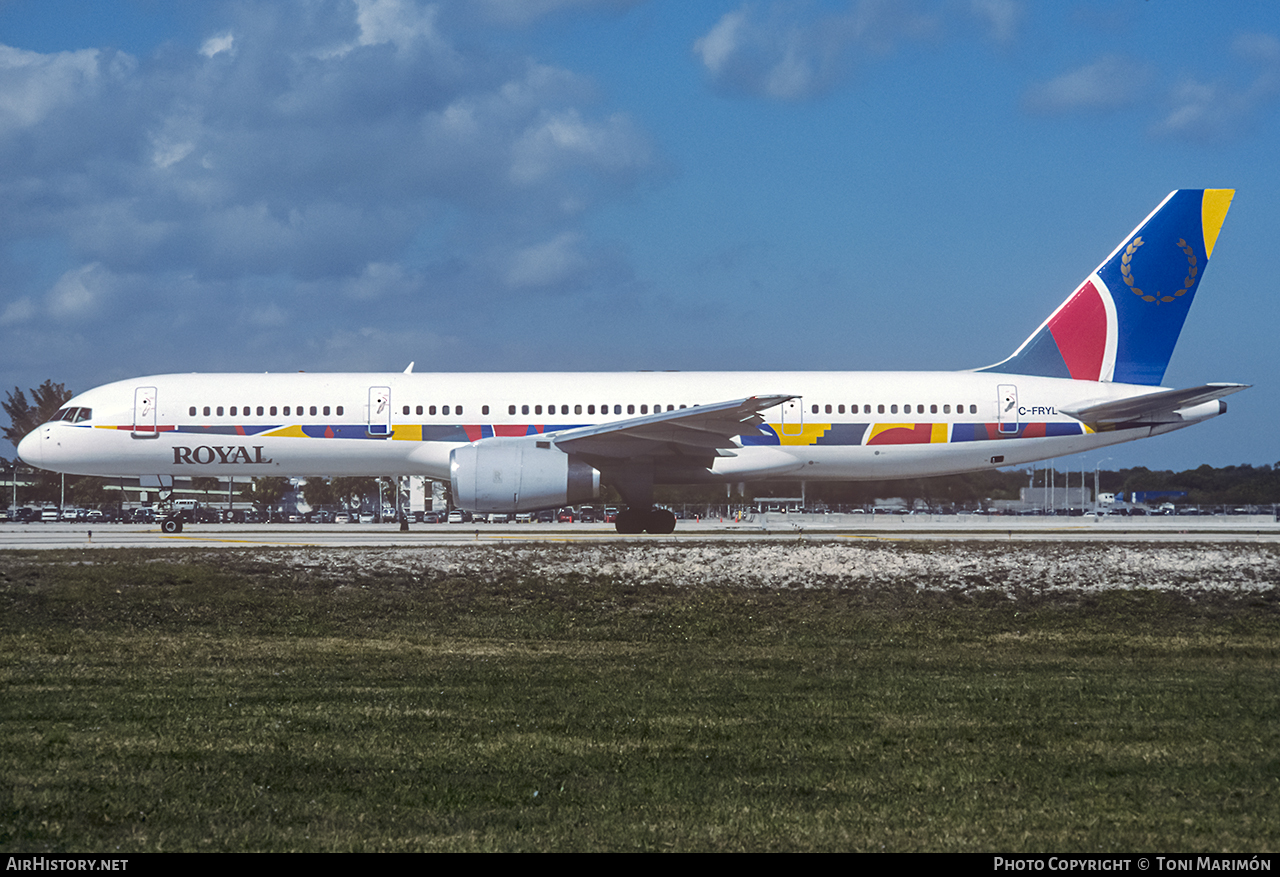 Aircraft Photo of C-FRYL | Boeing 757-28A | Royal Airlines | AirHistory.net #97757