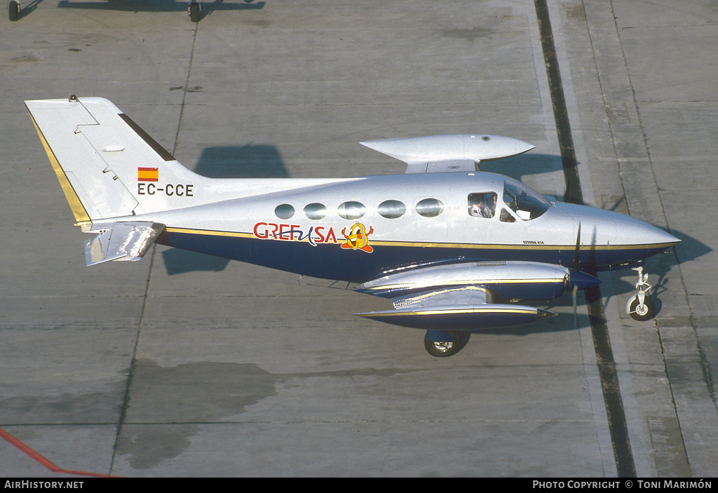 Aircraft Photo of EC-CCE | Cessna 414 | Grefusa | AirHistory.net #97758