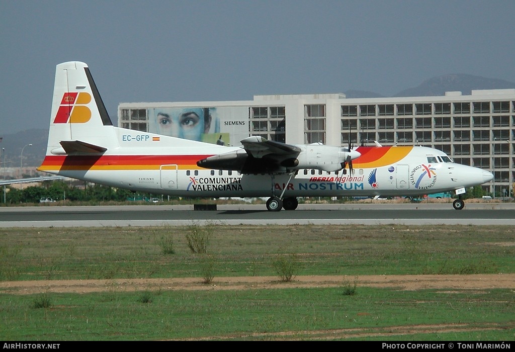 Aircraft Photo of EC-GFP | Fokker 50 | Iberia Regional | AirHistory.net #97761