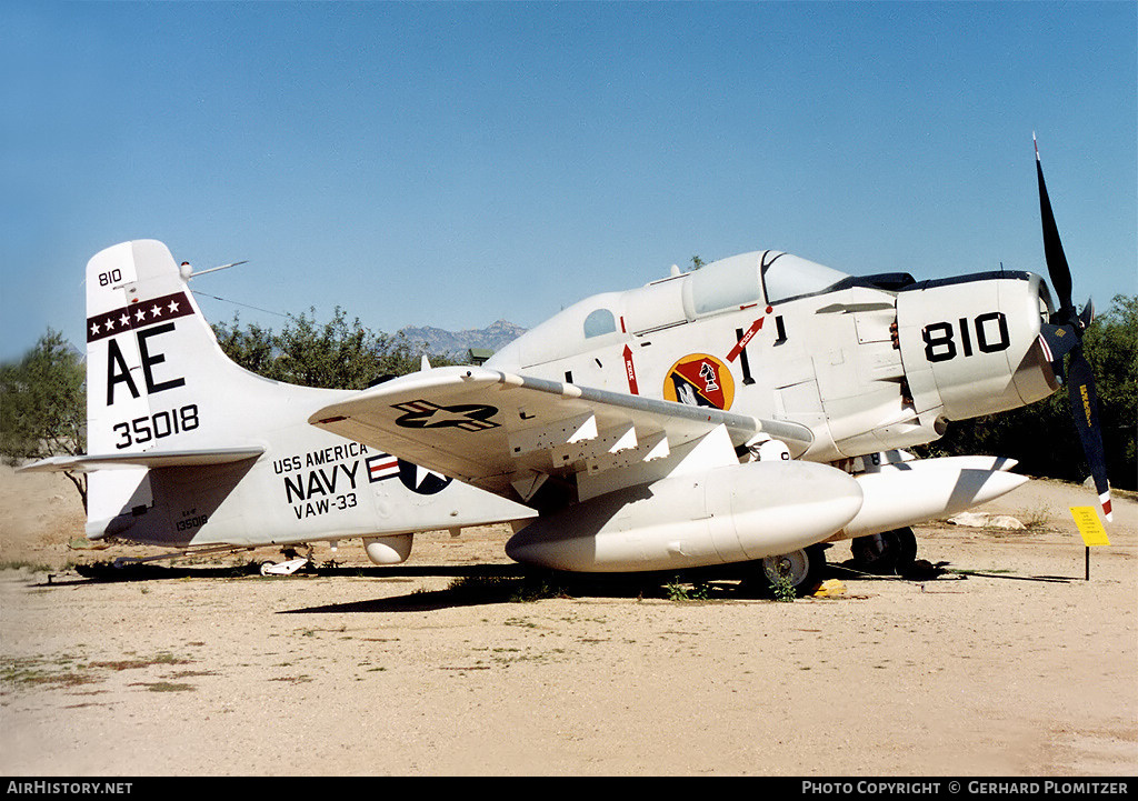 Aircraft Photo of 135018 / 35018 | Douglas EA-1F Skyraider (AD-5Q) | USA - Navy | AirHistory.net #97763