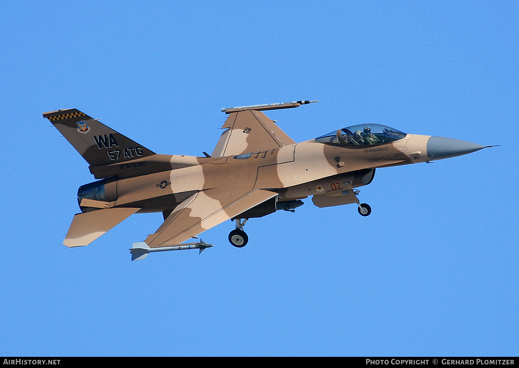 Aircraft Photo of 87-0307 | General Dynamics F-16C Fighting Falcon | USA - Air Force | AirHistory.net #97769