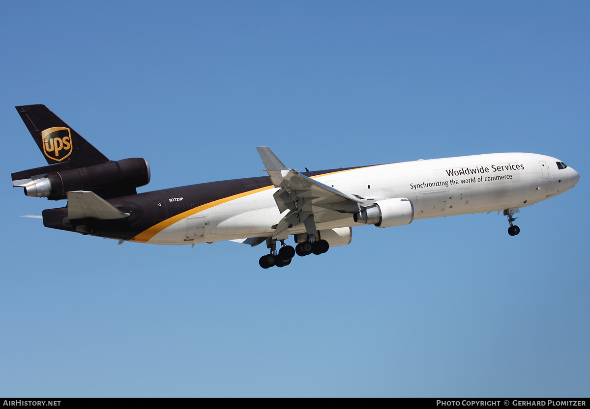 Aircraft Photo of N272UP | McDonnell Douglas MD-11/F | United Parcel Service - UPS | AirHistory.net #97773