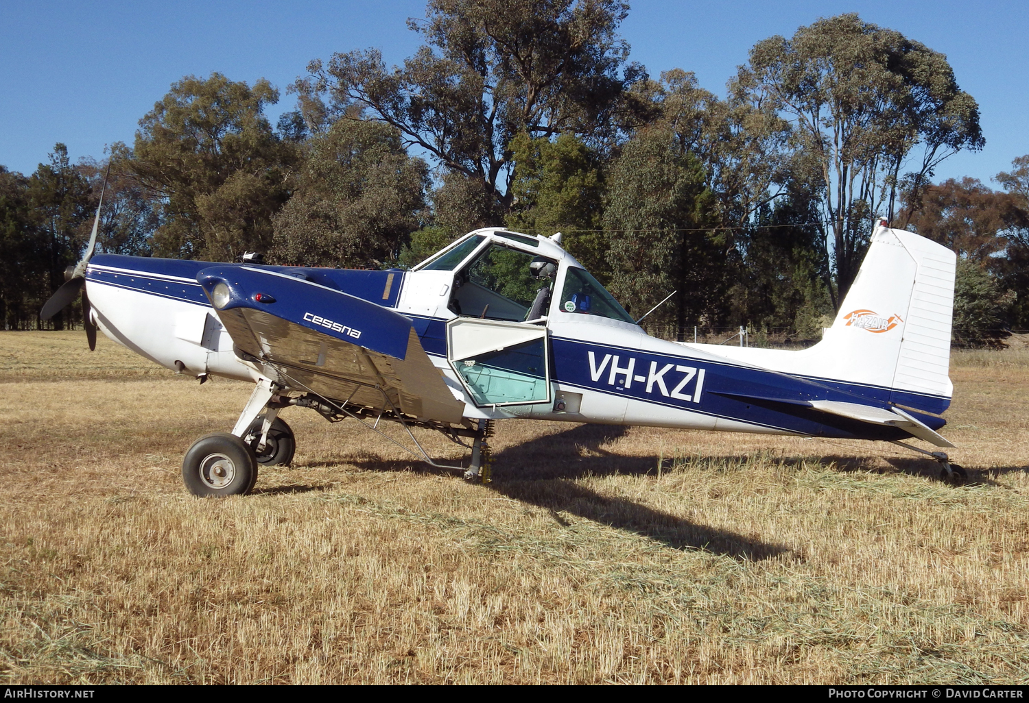 Aircraft Photo of VH-KZI | Cessna T188C Ag Husky | Hazair | AirHistory.net #97796