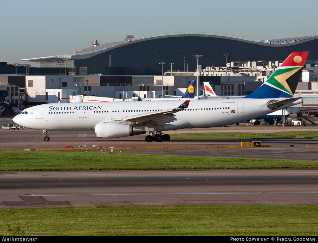 Aircraft Photo of ZS-SXZ | Airbus A330-243 | South African Airways | AirHistory.net #97833