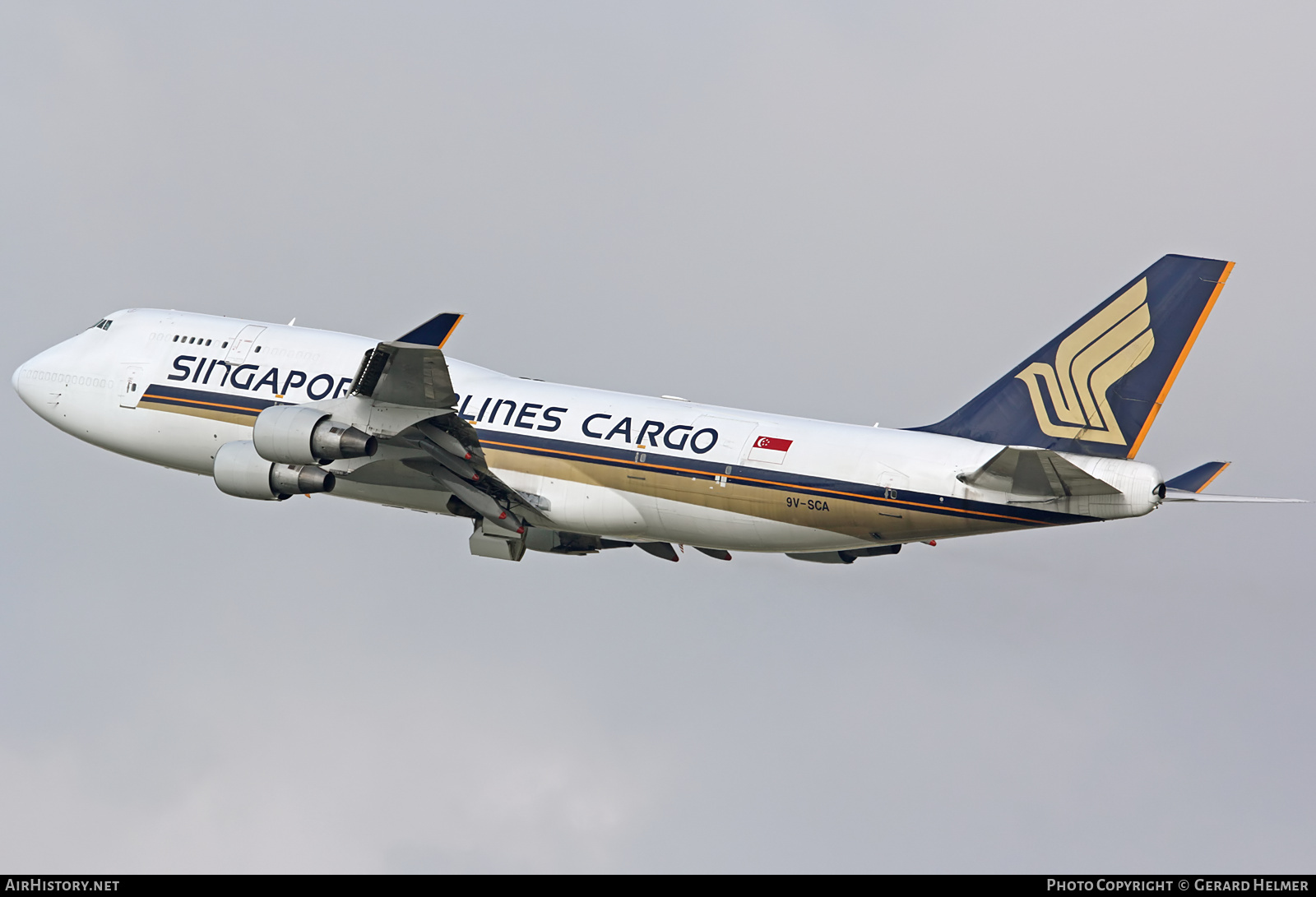 Aircraft Photo of 9V-SCA | Boeing 747-412(BCF) | Singapore Airlines Cargo | AirHistory.net #97857