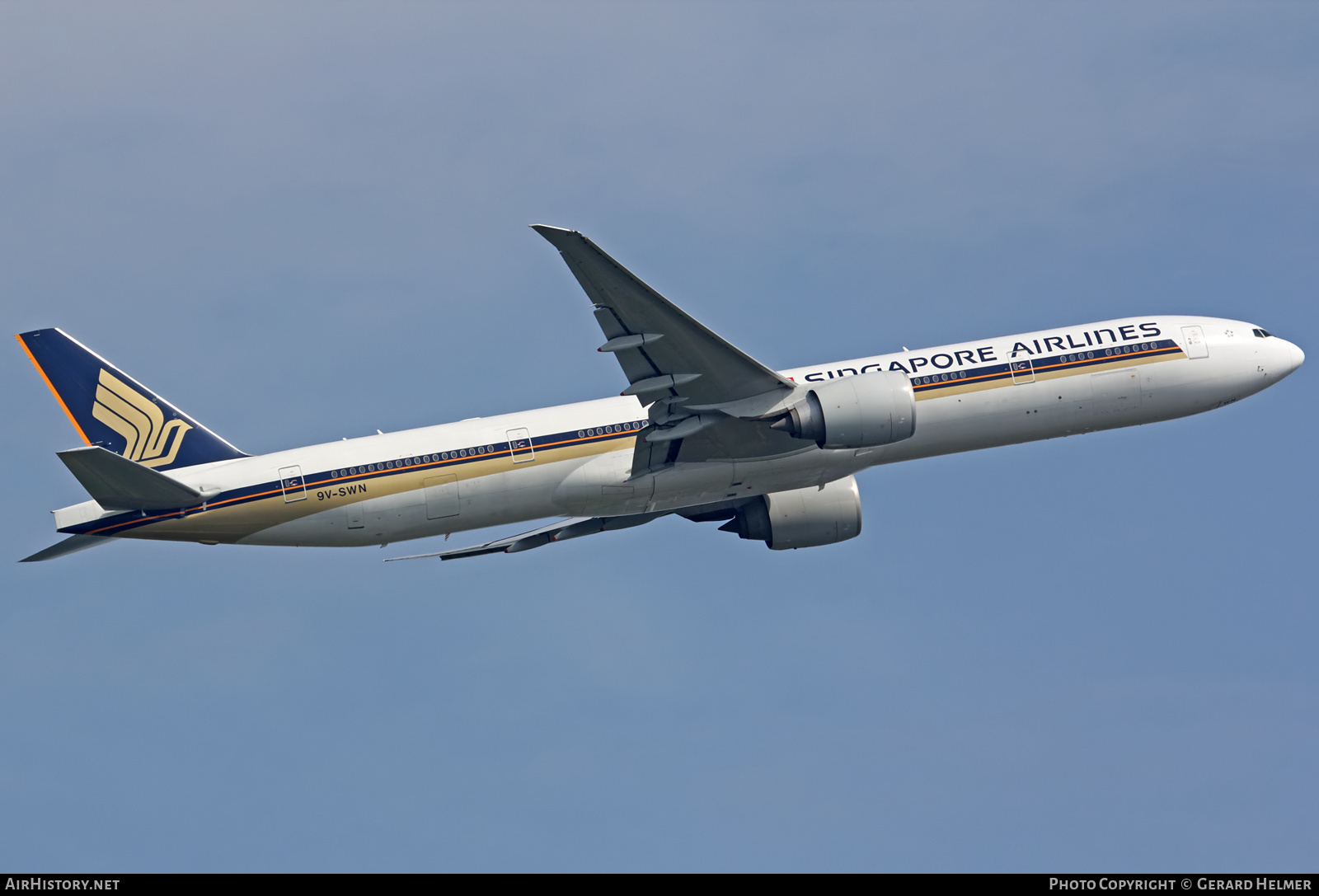 Aircraft Photo of 9V-SWN | Boeing 777-312/ER | Singapore Airlines | AirHistory.net #97862