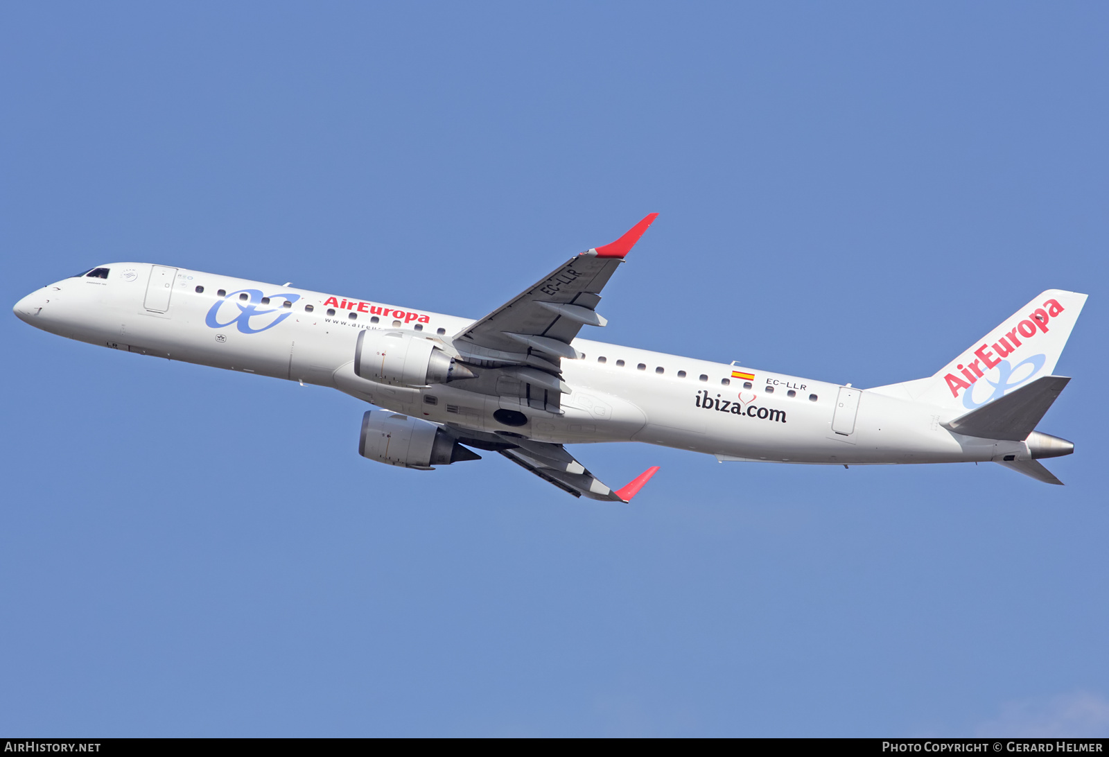 Aircraft Photo of EC-LLR | Embraer 195LR (ERJ-190-200LR) | Air Europa | AirHistory.net #97892