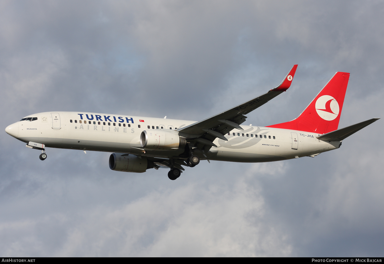 Aircraft Photo of TC-JHA | Boeing 737-8F2 | Turkish Airlines | AirHistory.net #97909