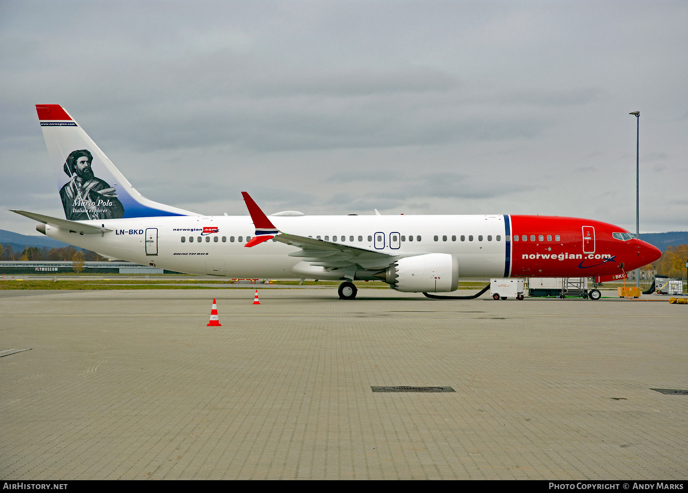 Aircraft Photo of LN-BKD | Boeing 737-8 Max 8 | Norwegian | AirHistory.net #97910
