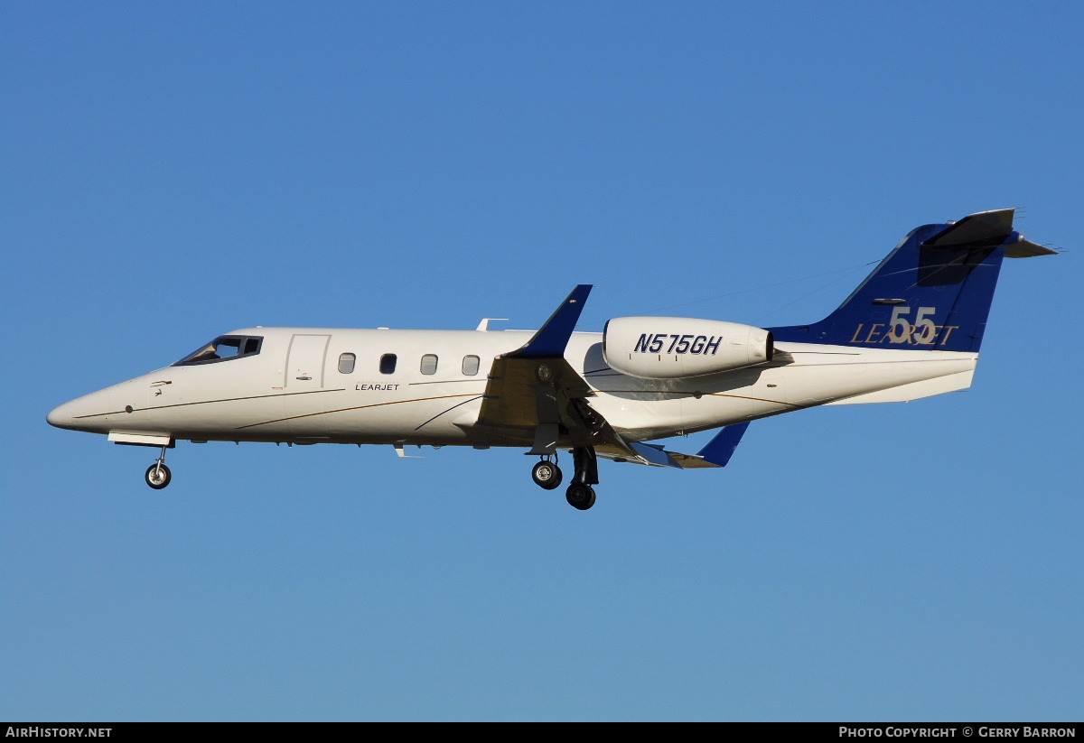 Aircraft Photo of N575GH | Gates Learjet 55 | AirHistory.net #97919