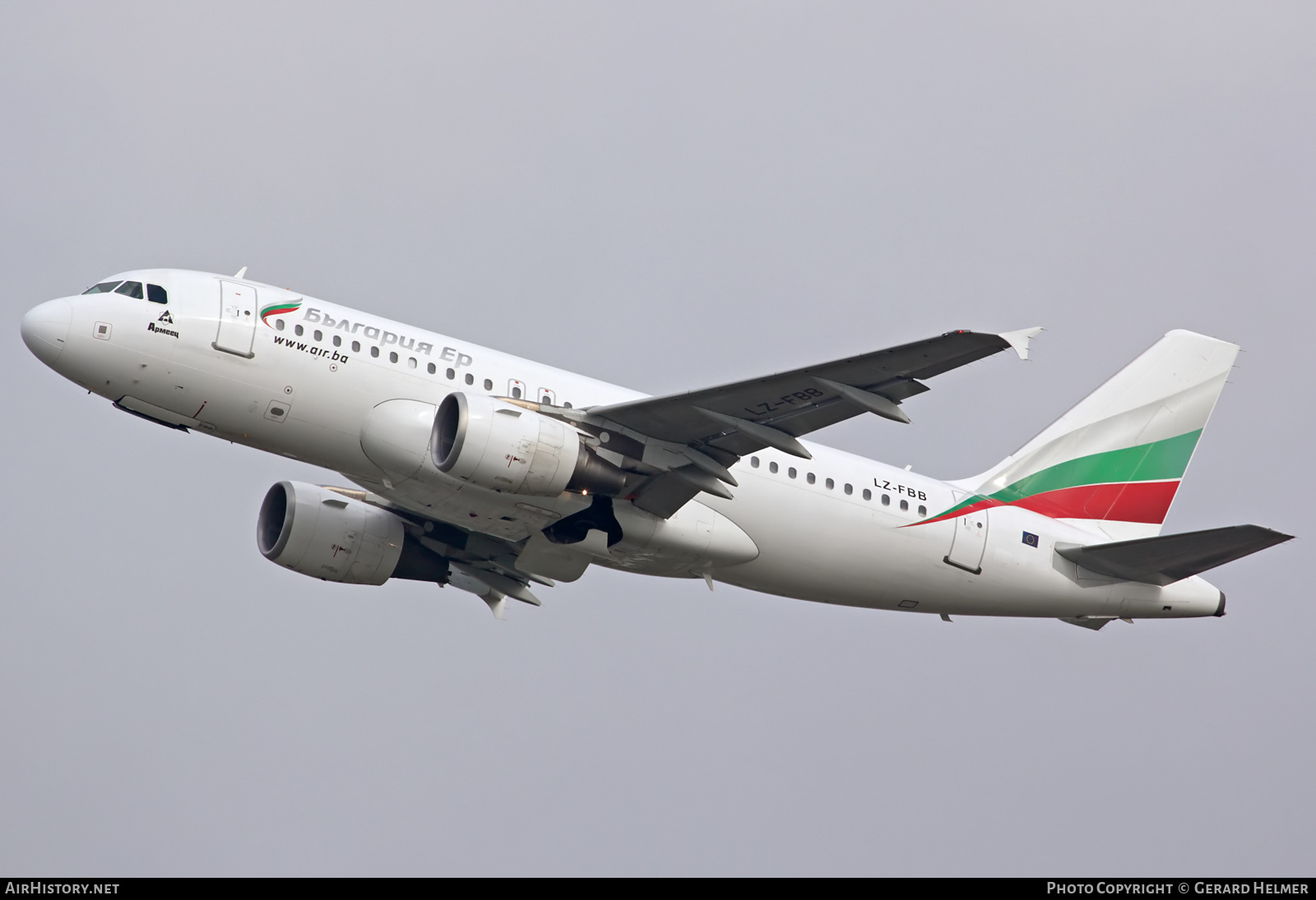 Aircraft Photo of LZ-FBB | Airbus A319-112 | Bulgaria Air | AirHistory.net #97935
