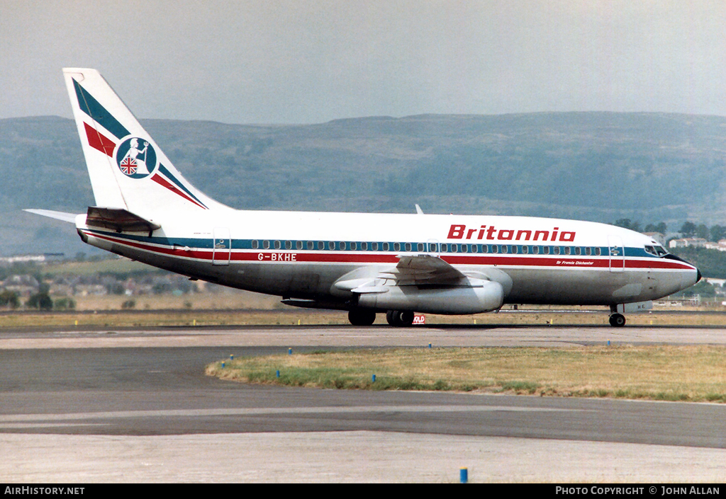 Aircraft Photo of G-BKHE | Boeing 737-204/Adv | Britannia Airways | AirHistory.net #97936