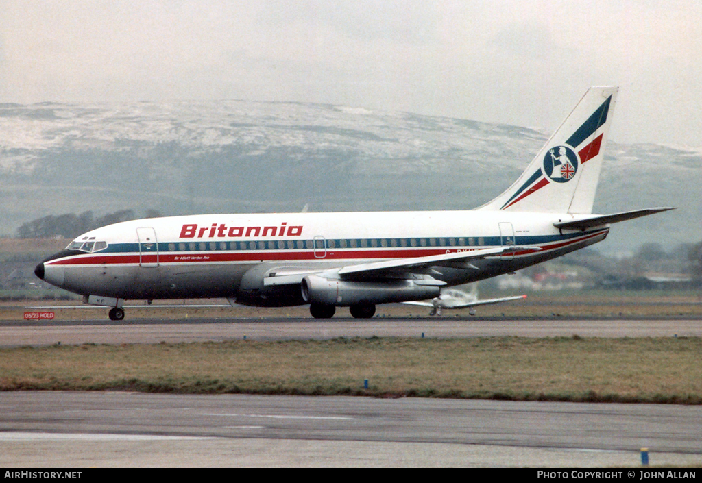 Aircraft Photo of G-BKHF | Boeing 737-204/Adv | Britannia Airways | AirHistory.net #97941