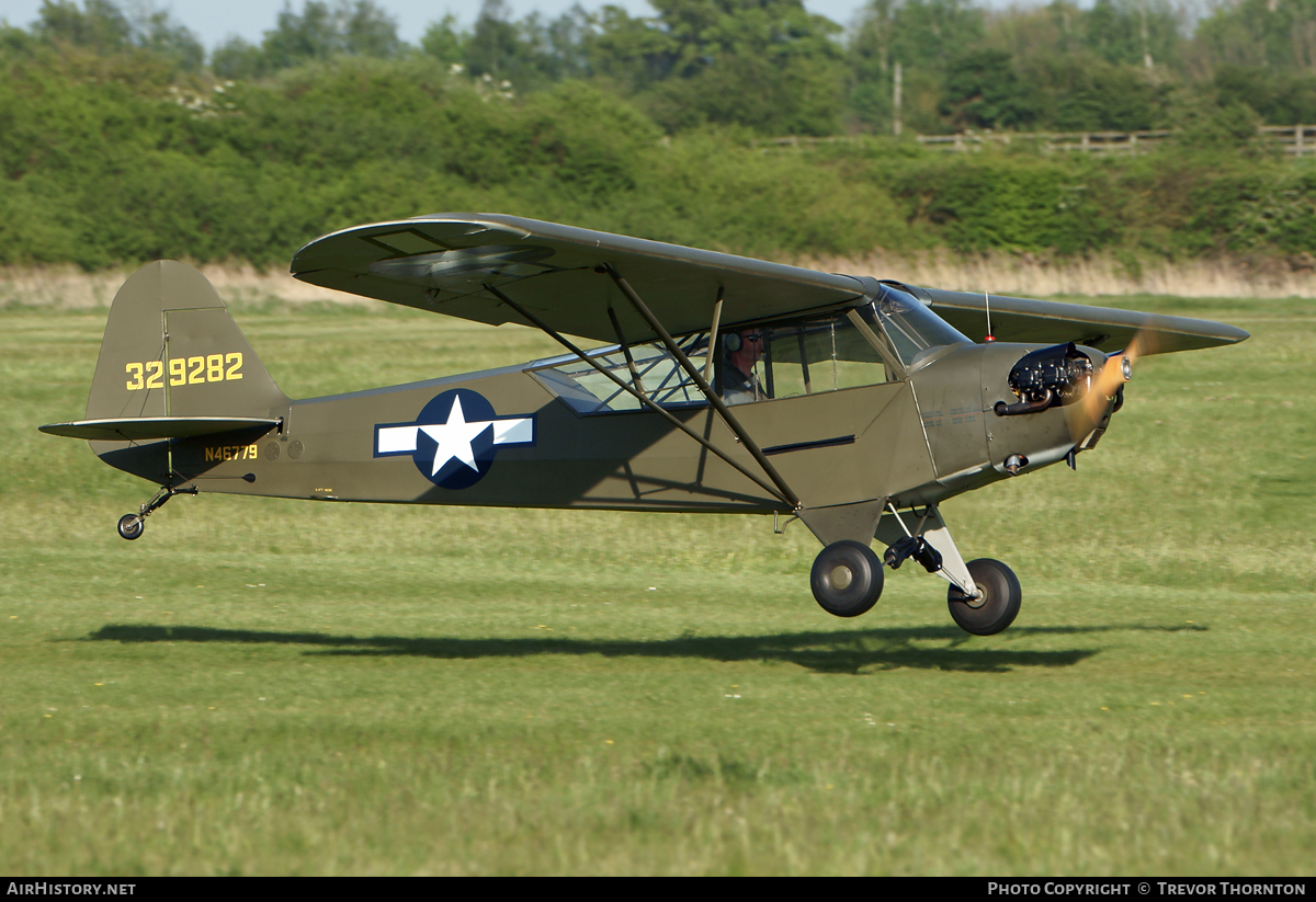 Aircraft Photo of N46779 / 329282 | Piper J-3C-65 Cub | USA - Air Force | AirHistory.net #97945
