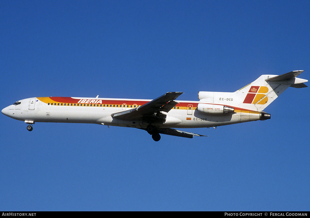 Aircraft Photo of EC-DCD | Boeing 727-256/Adv | Iberia | AirHistory.net #97960